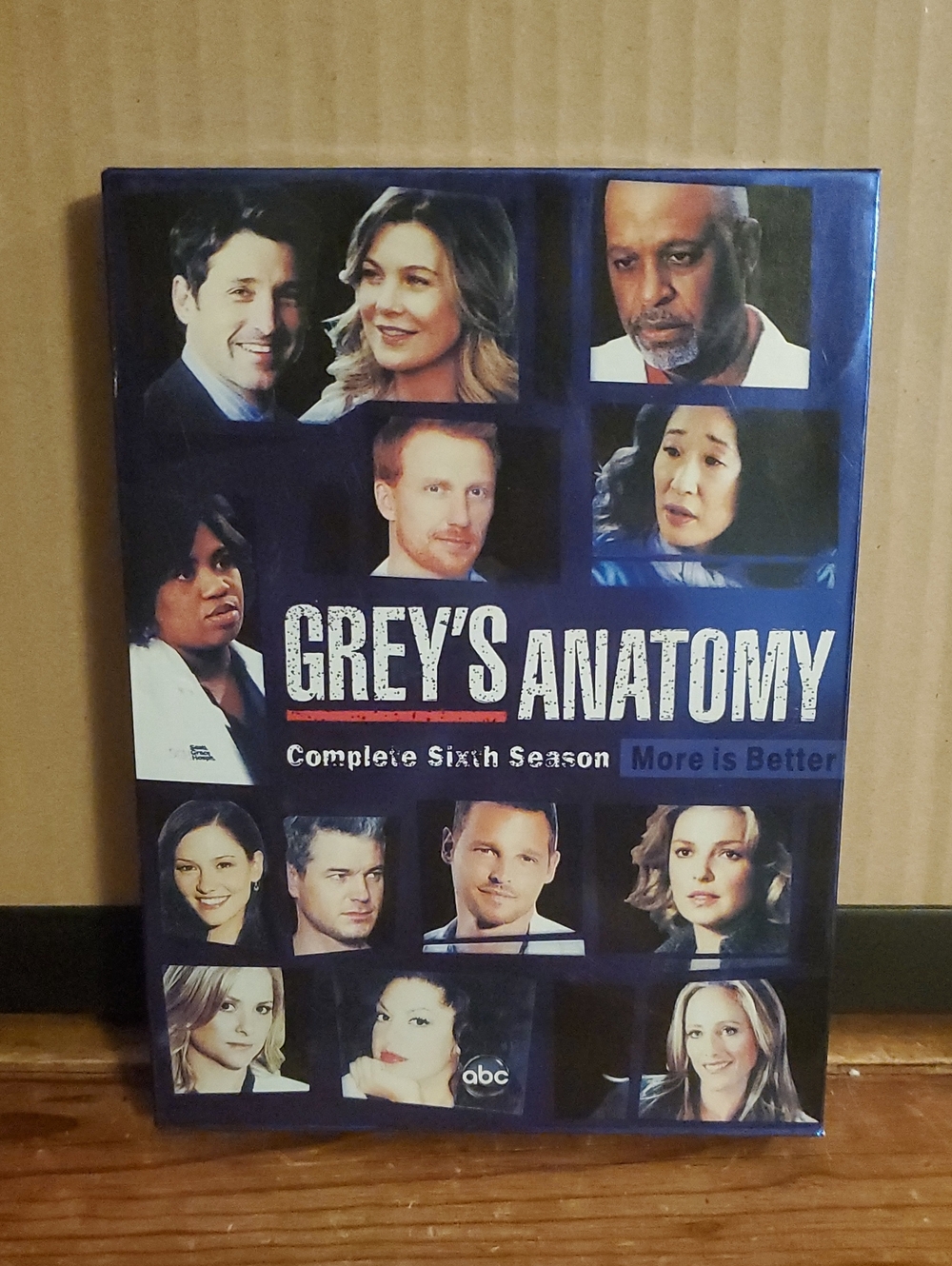 Grey's Anatomy Complete Sixth Season DVD - Blue